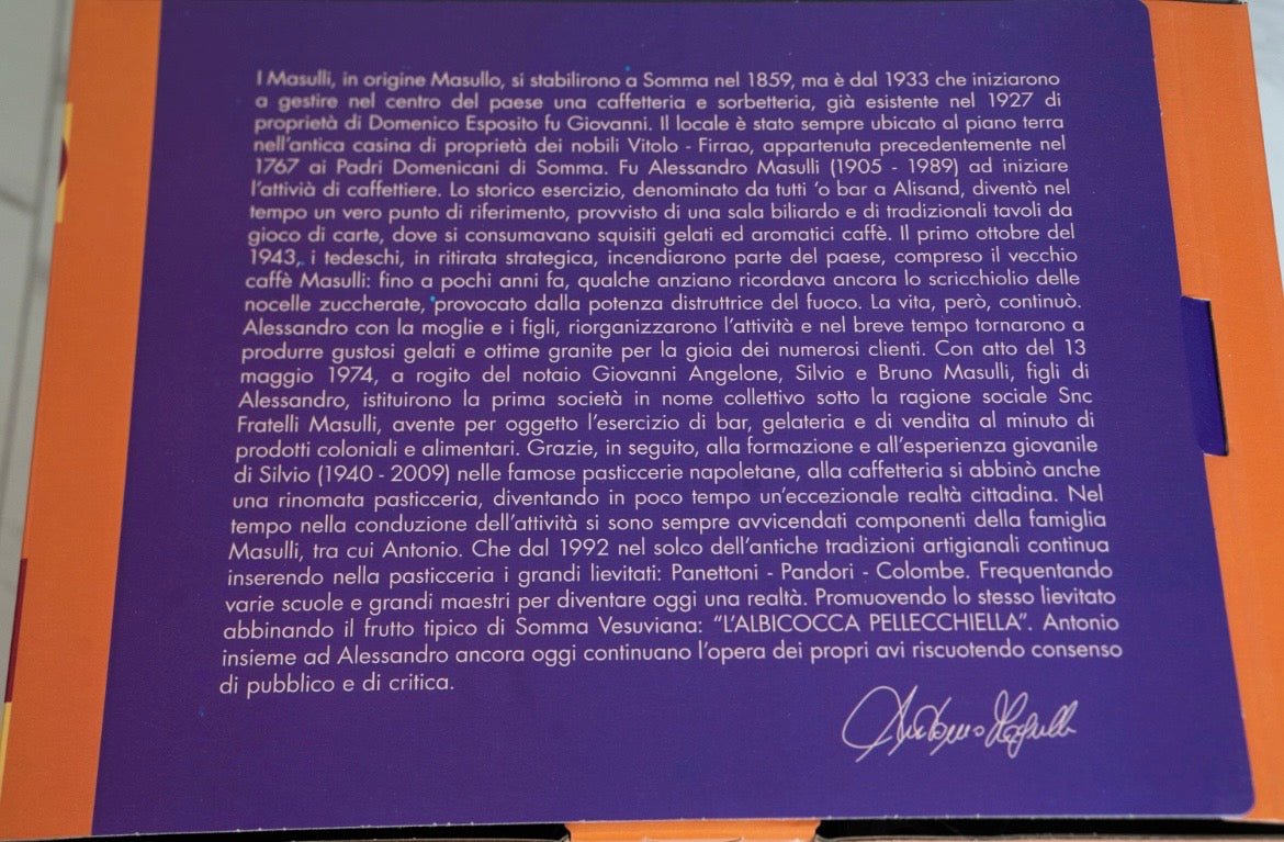 COLOMBA PELLECCHIÉ - Caffè Masulli 1927