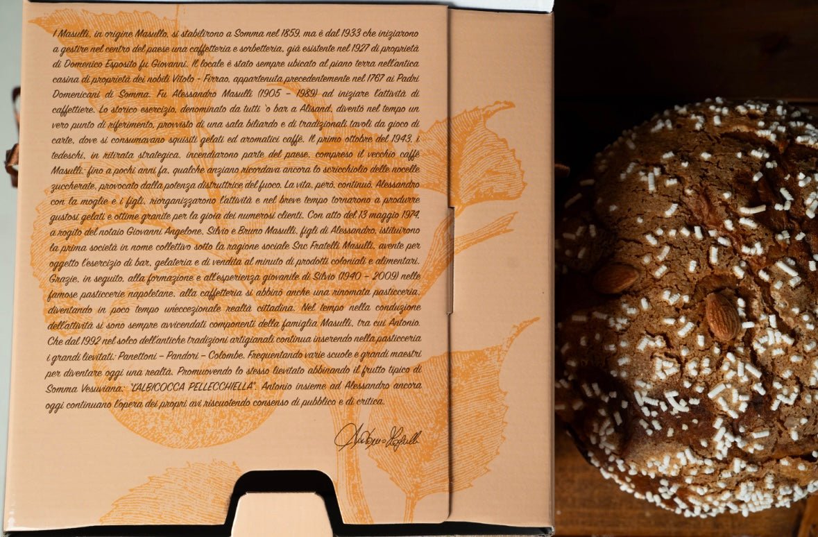 PANETTONE ALBICOCCA PELLECCHIÉ - Caffè Masulli 1927
